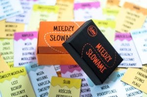 Gra religijna - Między słowami; Karty z gry „Między słowami” – religijne tabu jako pomoce katechetyczne.