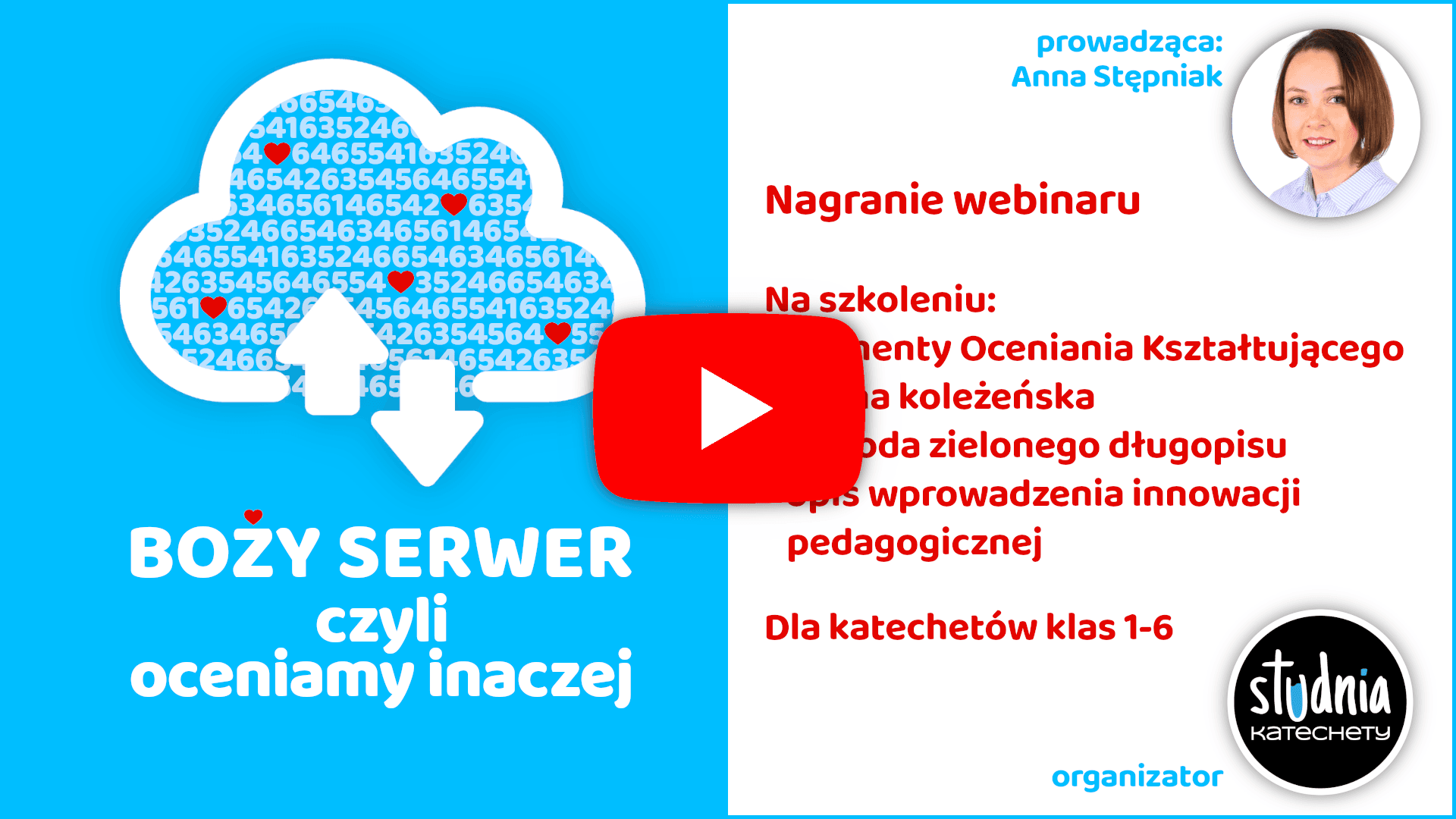 BOŻY SERWER czyli OCENIAMY INACZEJ - innowacja pedagogiczna | nagranie szkolenia + materiały | 83 minuty