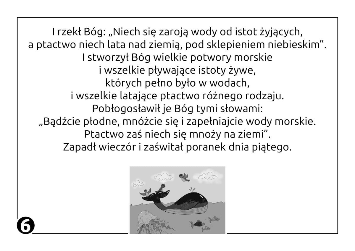 pomoce katechetyczne, kamishibai, stworzenie świata