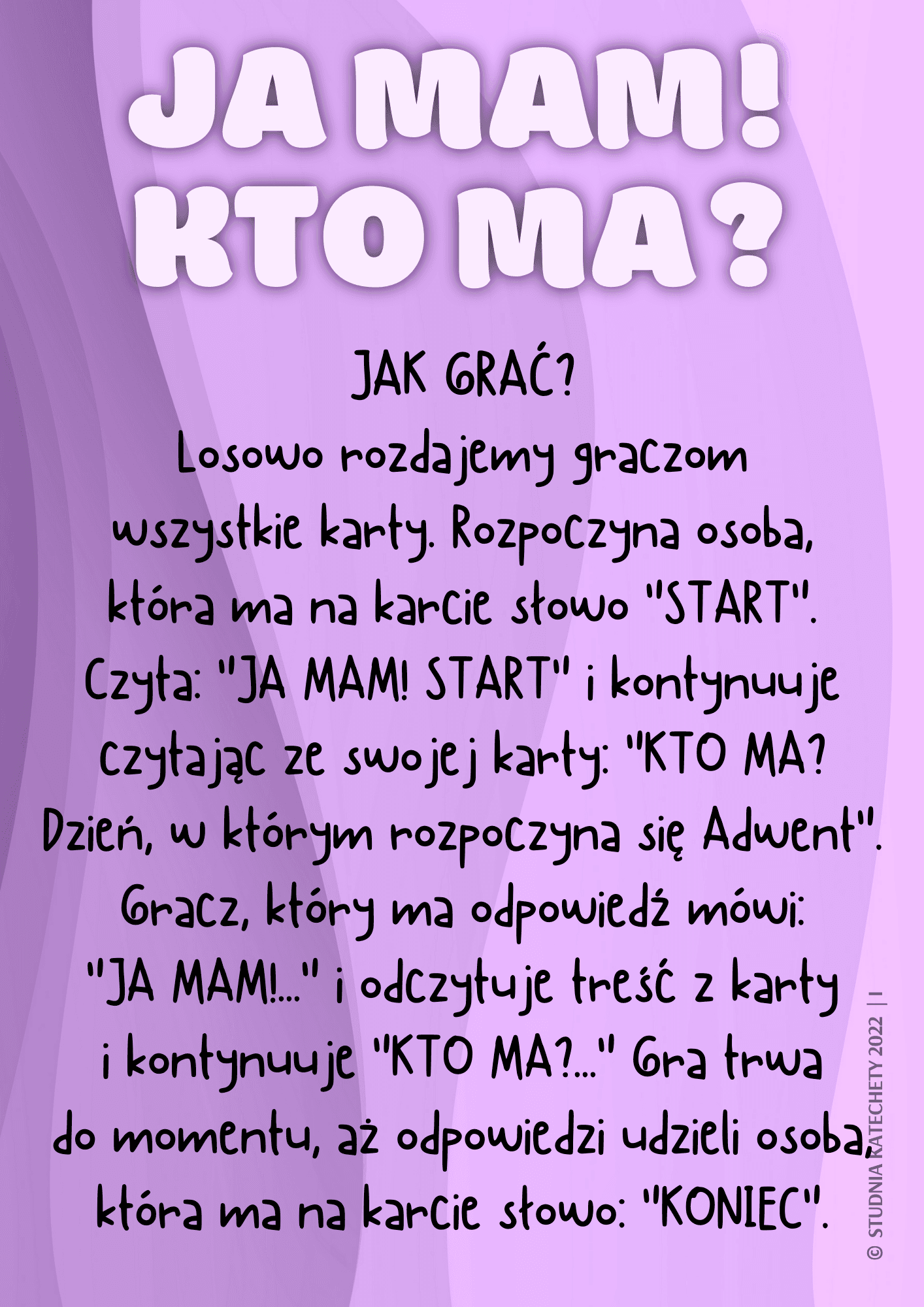 gra religijna - Adwent i Boże Narodzenie