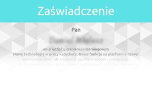 Szkolenie dla nauczycieli religii z zaświadczeniem