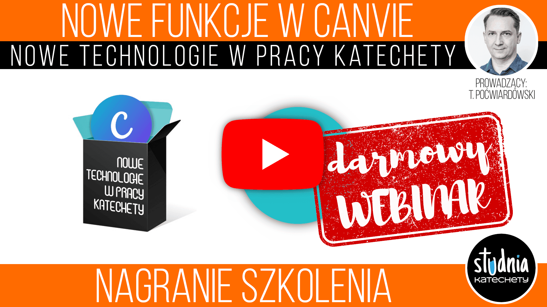 Nowe funkcje w Canvie - nagranie darmowego szkolenie dla katechetów | 47 minut | 04/2023