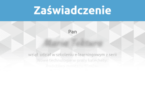 Zaświadczenie do darmowego szkolenia "Podstawy montażu filmów" ⏬🖨️
