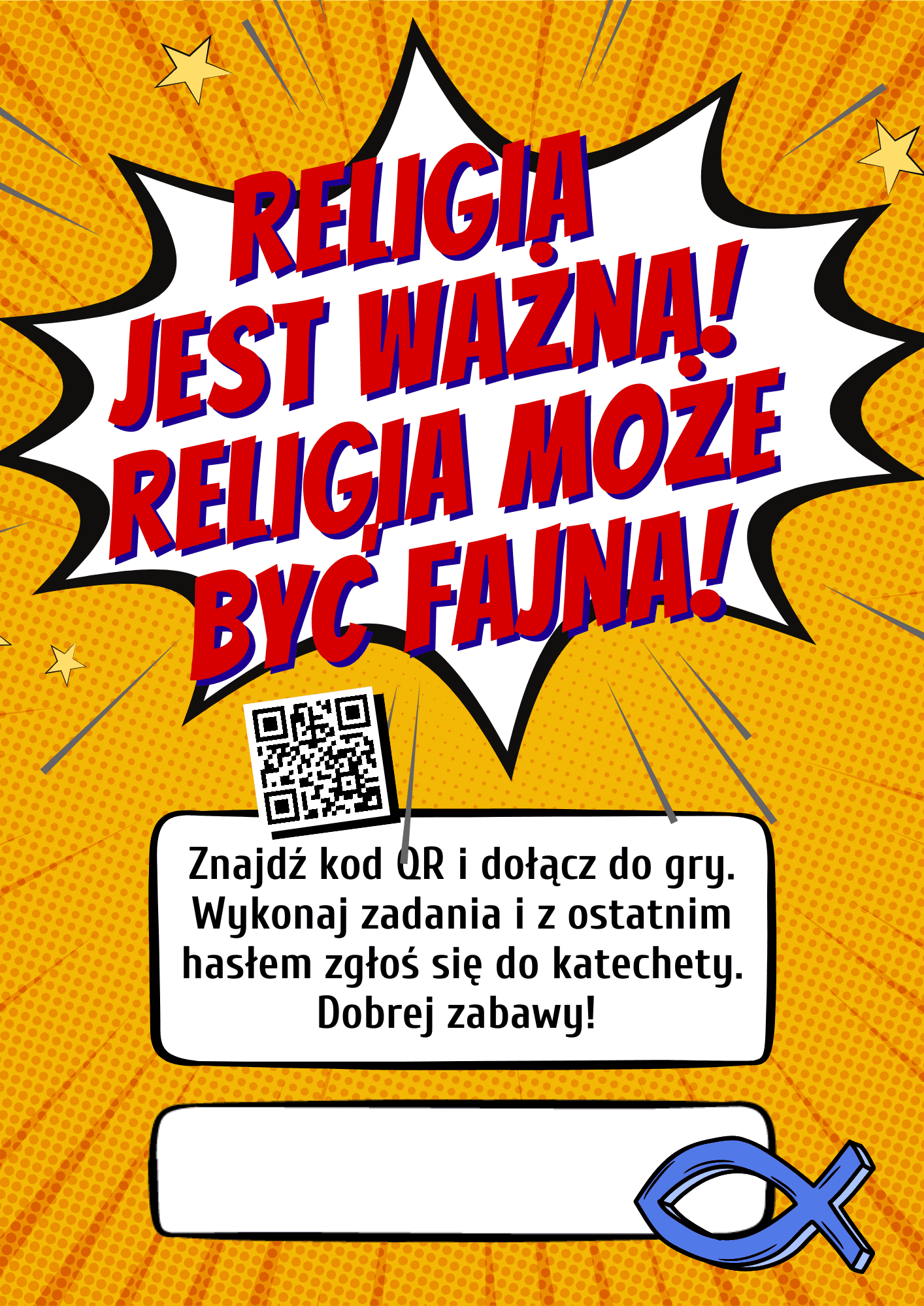 Gra "Religia jest ważna..." z wykorzystaniem kodów QR i platformy Genially - obrazek 2