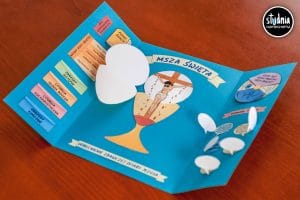 lapbook o Mszy Świętej na religię katecheza o Eucharystii