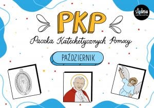 karty pracy na religię, paczka katechetycznych pomocy, różaniec, Jan Paweł II, św Franciszek, archaniołowie, Msza Święta
