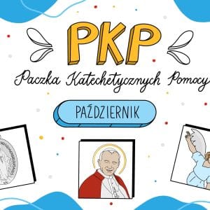 karty pracy na religię, paczka katechetycznych pomocy, różaniec, Jan Paweł II, św Franciszek, archaniołowie, Msza Święta