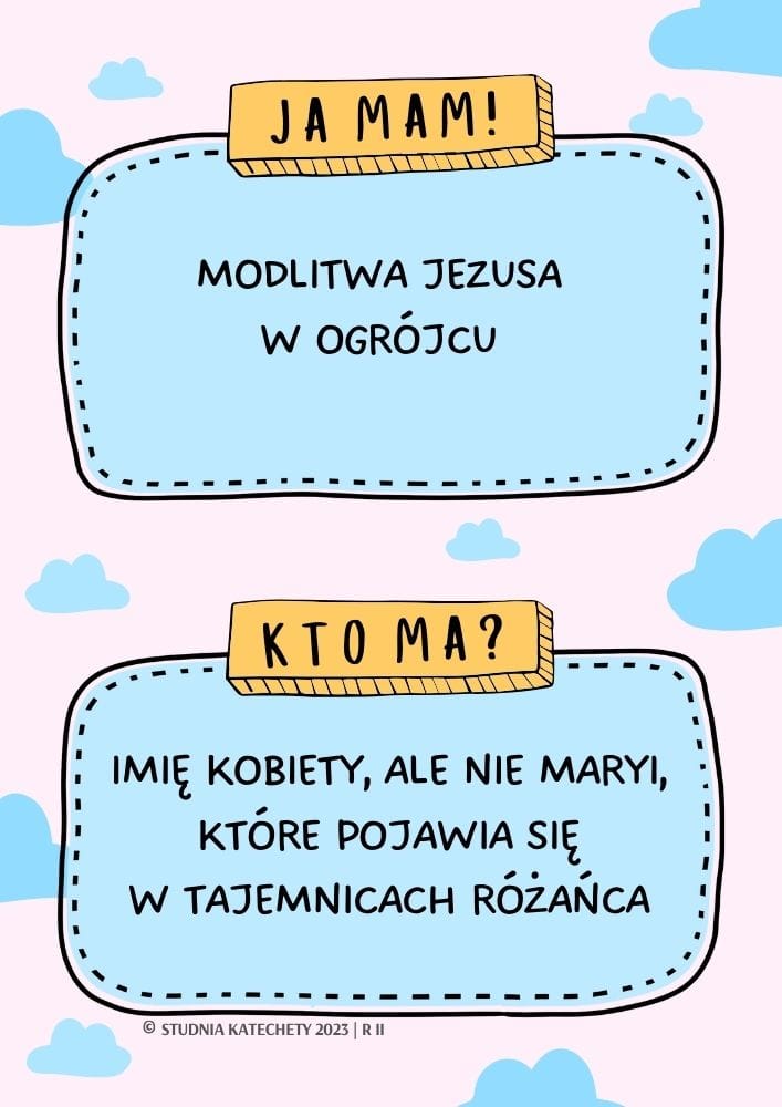 różaniec pomoce katechetyczne na lekcje religii