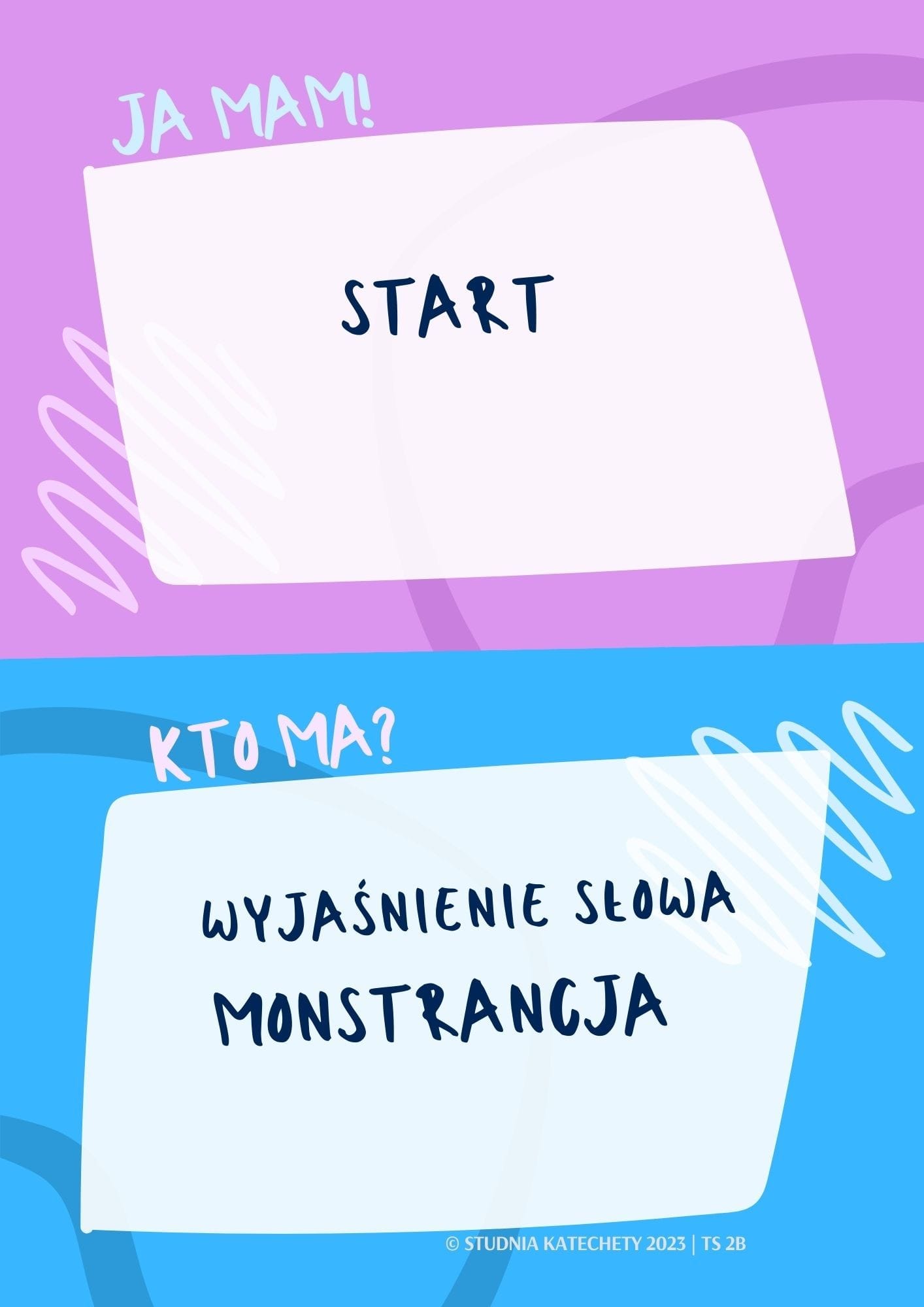 Gra religijna – “Ja mam! Kto ma?” – TRUDNE SŁOWA - karty w plikach pdf do pobrania i wydruku ⏬🖨️✂️ - obrazek 5