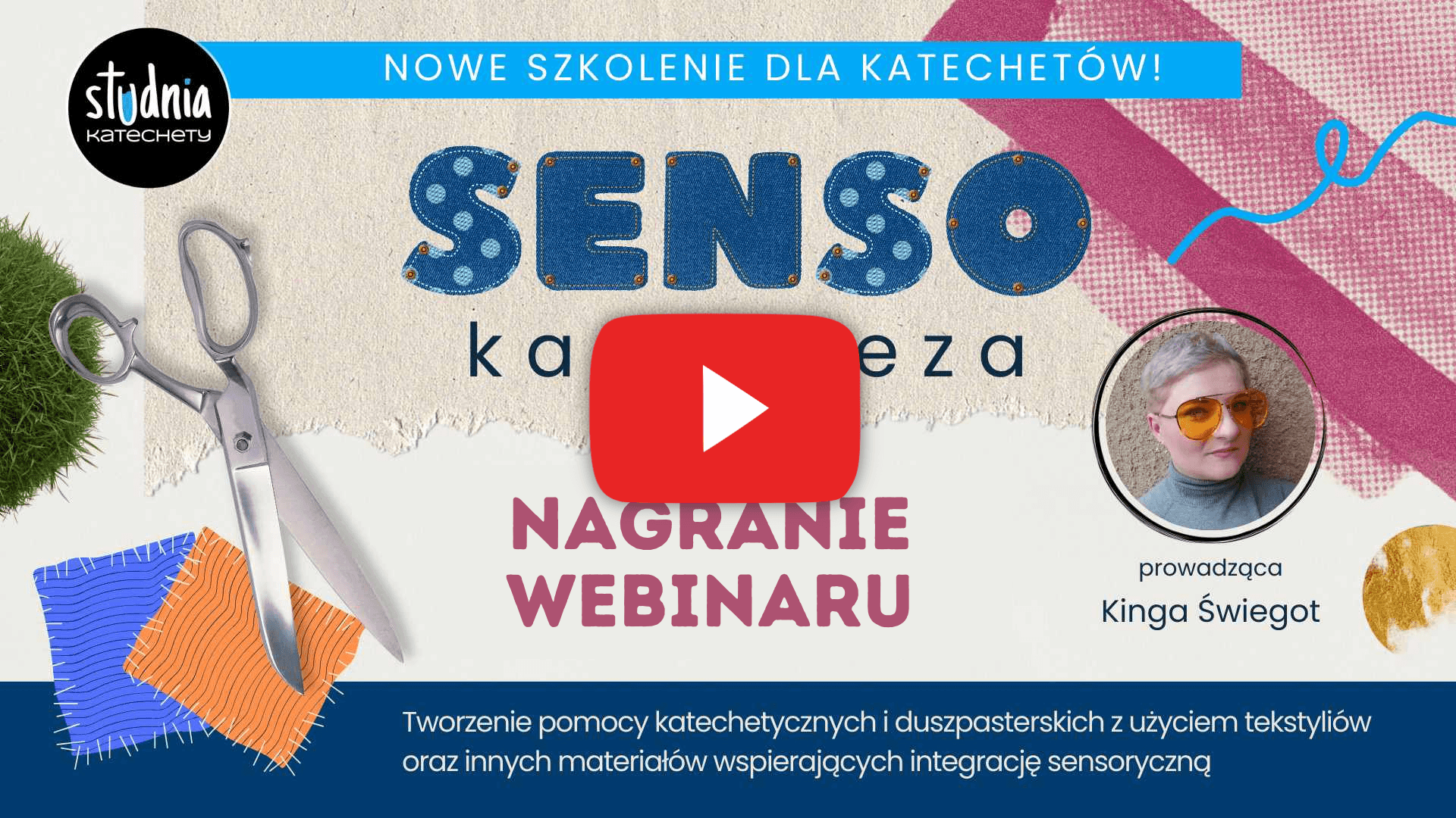 Nagranie szkolenia dla katechetów o metodach pracy z dziećmi z zaburzeniami sensorycznymi