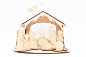 montessori drewniana szopka bożonarodzeniowa puzzle 3d (1)