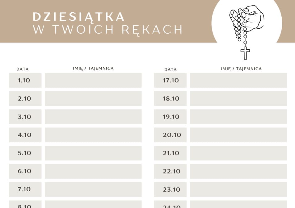 pomoce katechetyczne różaniec