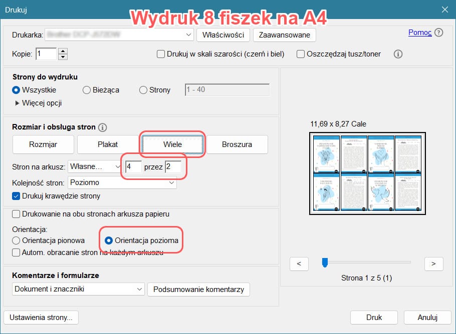 Materiały do akcji "Dziesiątka w Twoich rękach" - pliki PDF do pobrania i wydruku ⏬🖨️✂️ - obrazek 11