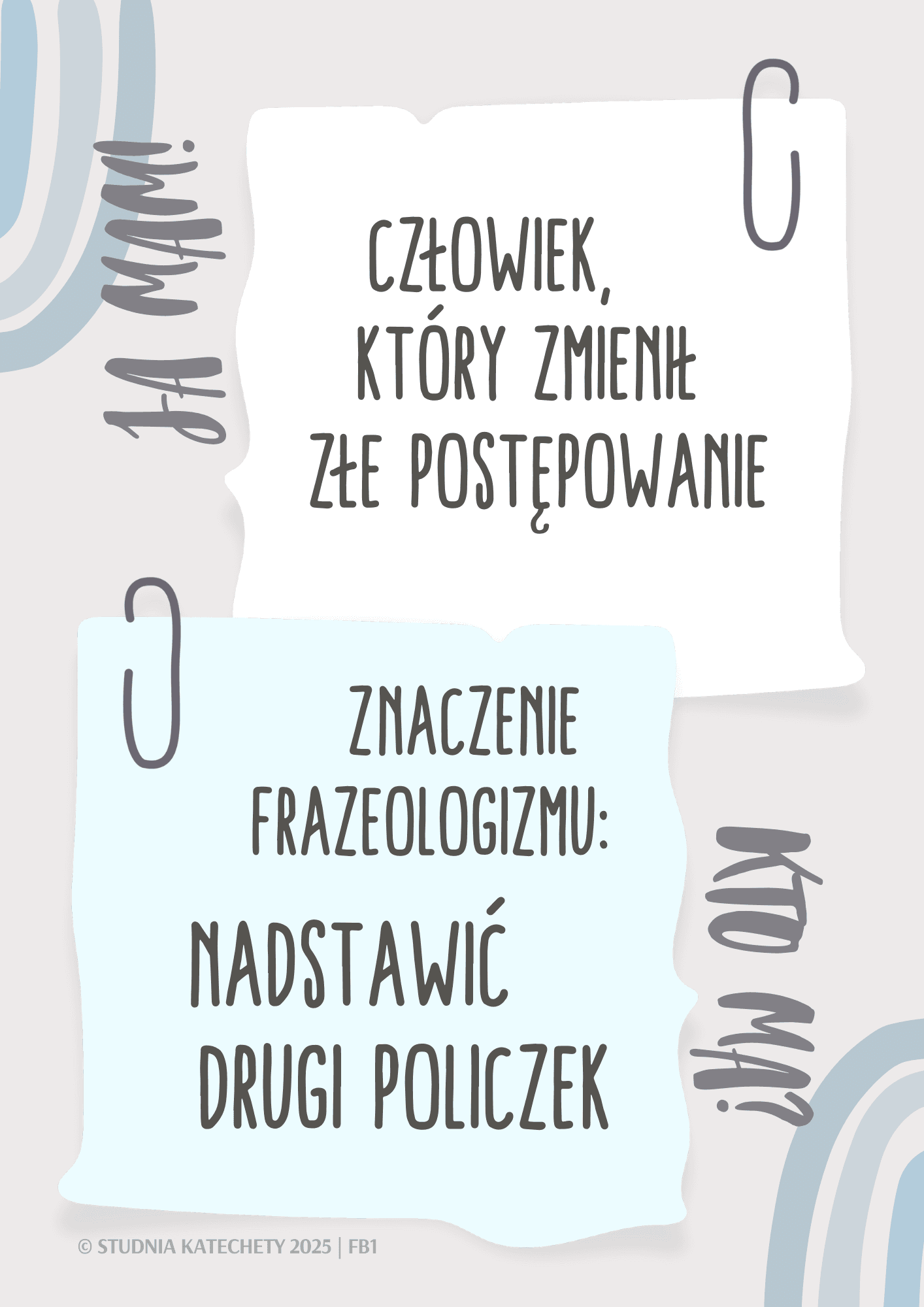 Edukacyjne karty „Ja mam! Kto ma?” – pomoce na katechezę w formie gry, pomagające w aktywnym poznawaniu Biblii.