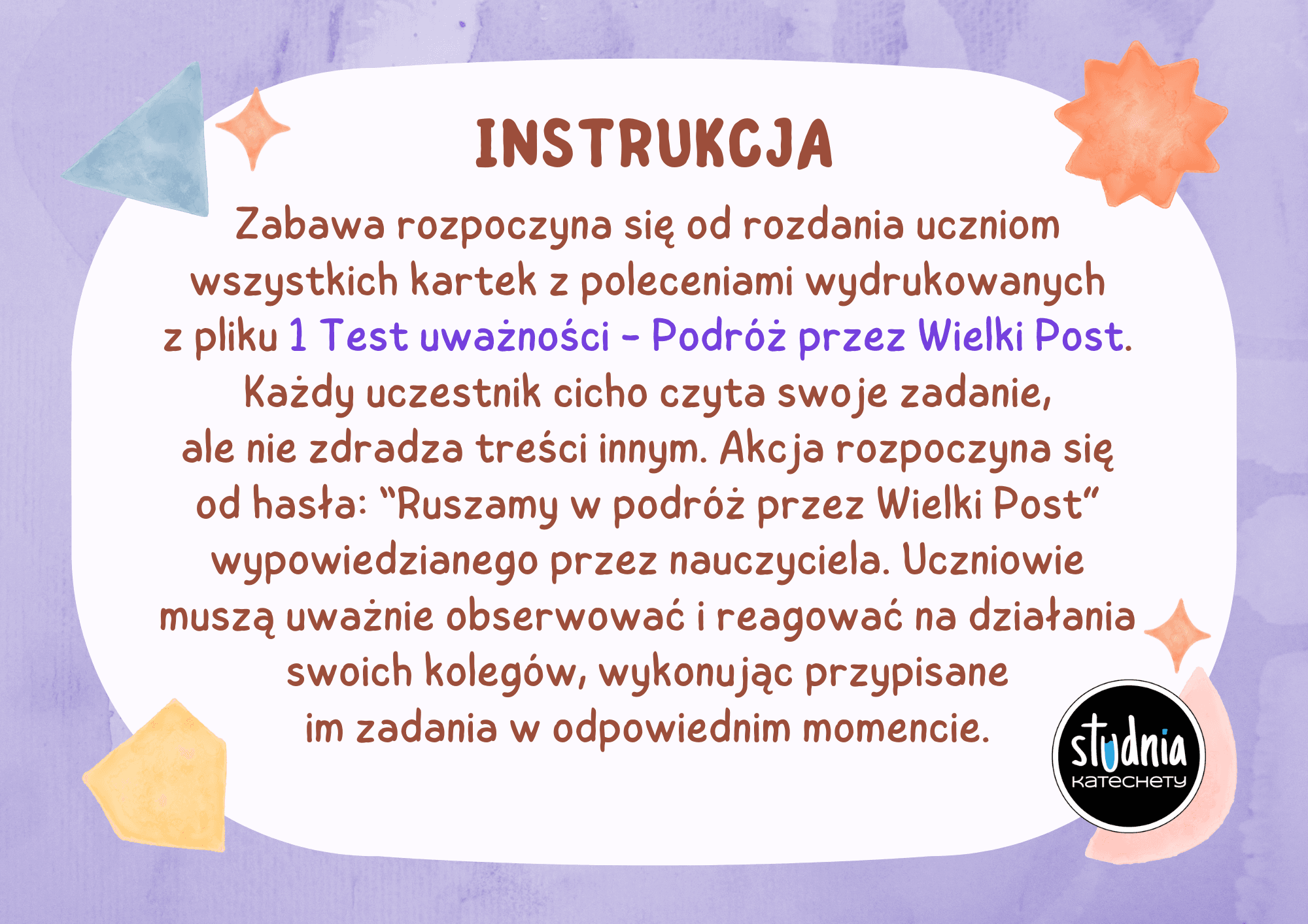 Jak przeżyć Wielki Post świadomie? Testy uważności prowadzące przez duchową podróż.