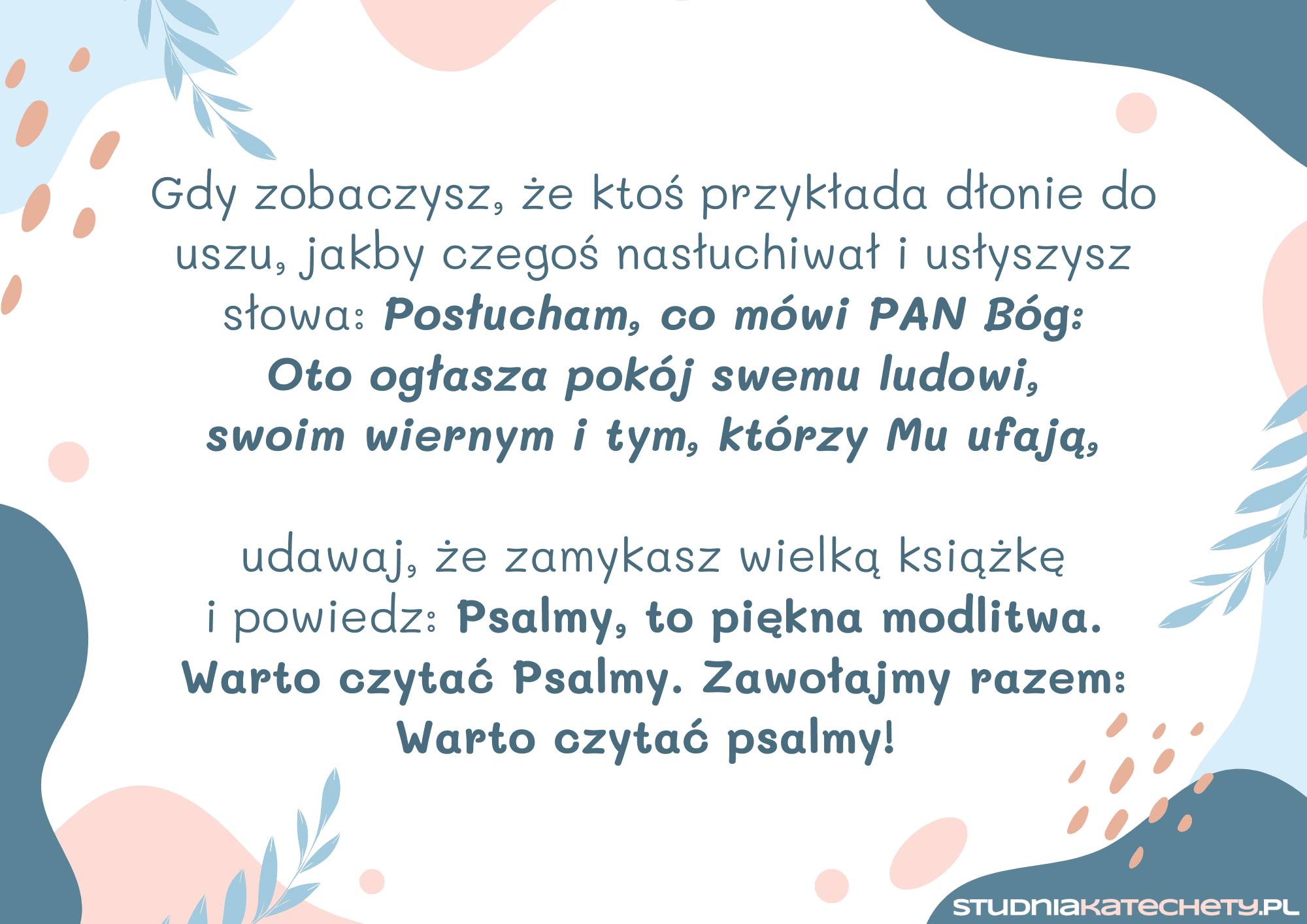 Jak Psalmy pomagają w codziennym życiu? Testy uważności inspirowane modlitwą Dawida.