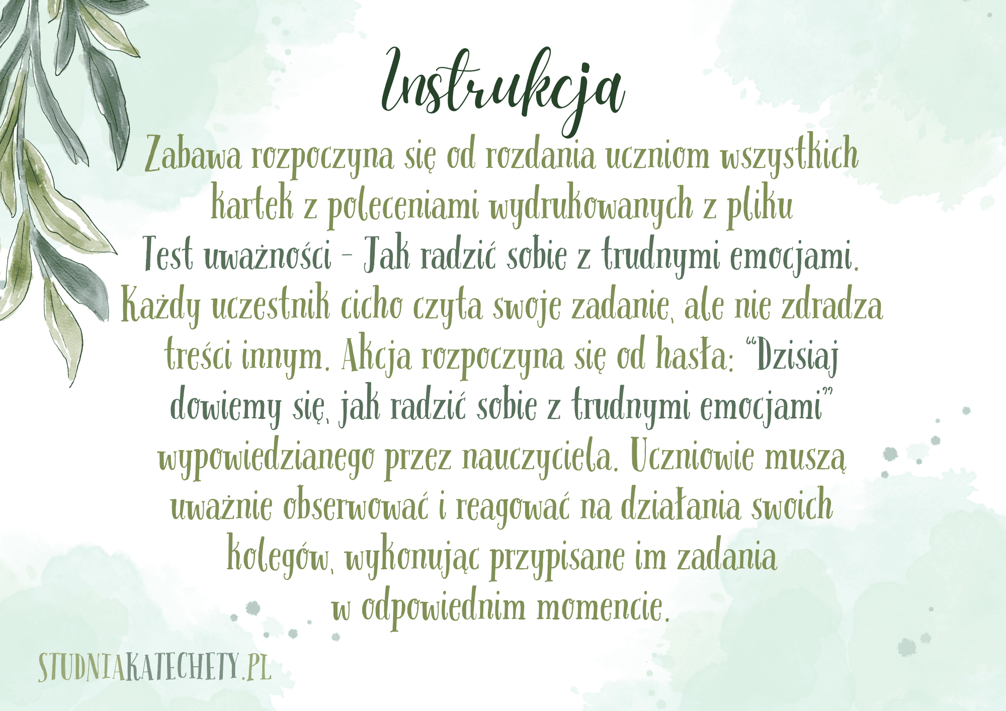 Uczniowie podczas pracy z testem „Jak radzić sobie z trudnymi emocjami” – praca w grupach i rozmowy o emocjach.