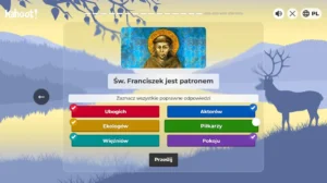 Darmowy quiz Kahoot o św Franciszku z Asyżu 20 i 40 pytań religia