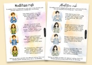 Modlitwa rąk - infografika/instrukcja - dla odbiorców newslettera :)