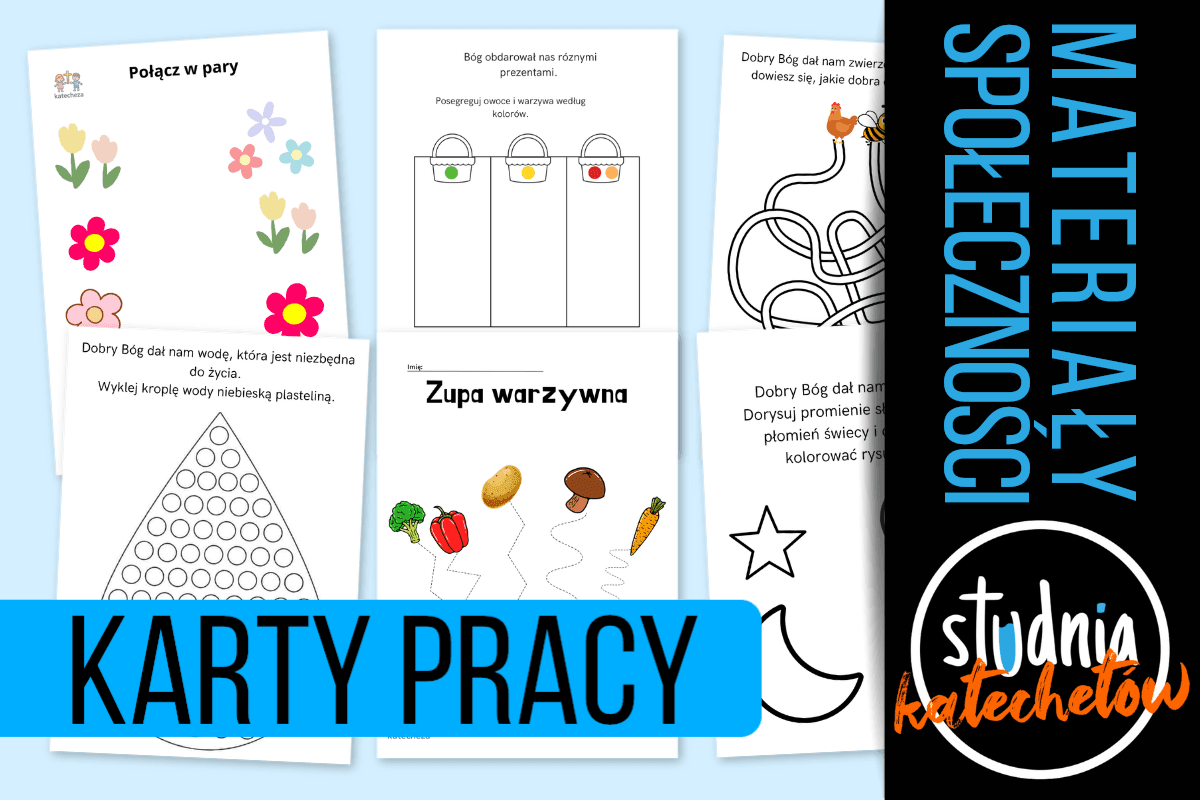 Ślady Boga w przyrodzie – karty pracy o stworzeniu świata